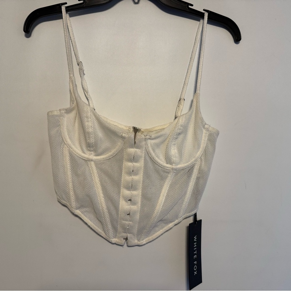 White Fox Unapologetic Bustier size small NWT